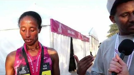 2025 Ras Al Khaimah Half Marathon Winner Ejgayehu Taye
