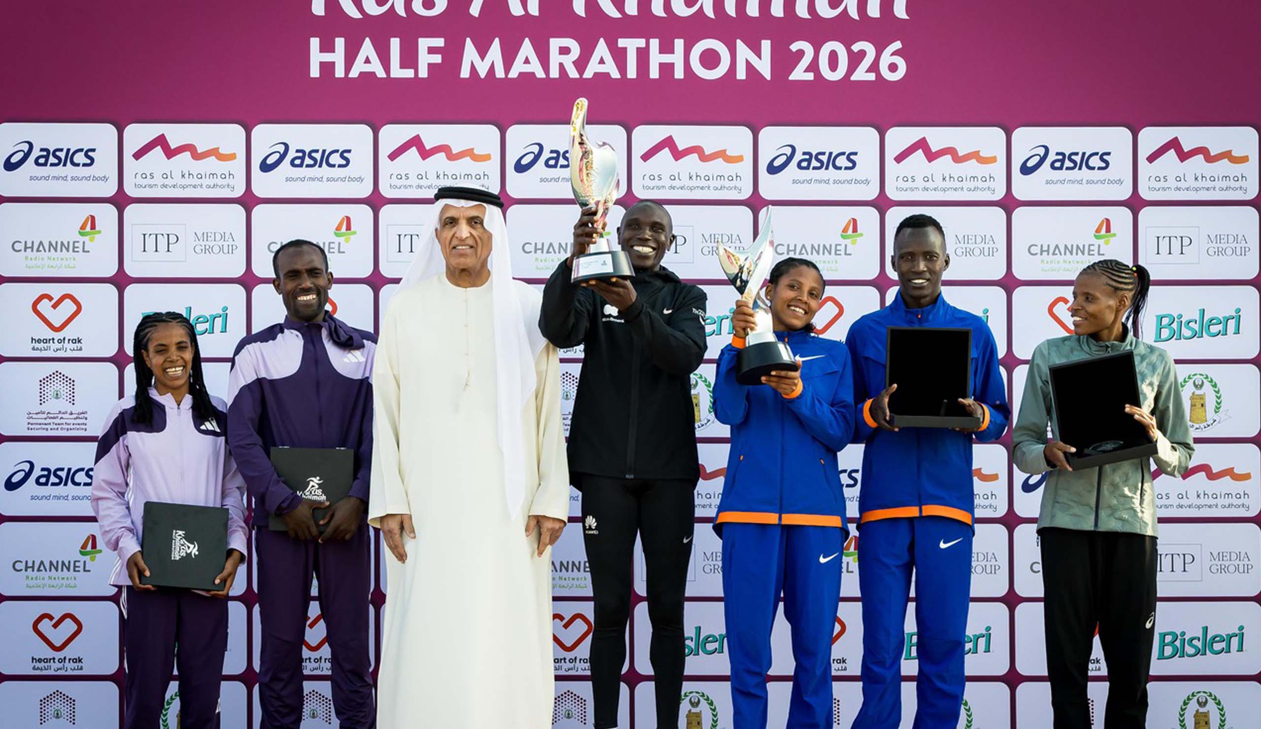 KAMWOROR AND ANLEY SEE OFF POWERFUL FIELDS AT RAS AL KHAIMAH HALF MARATHON
